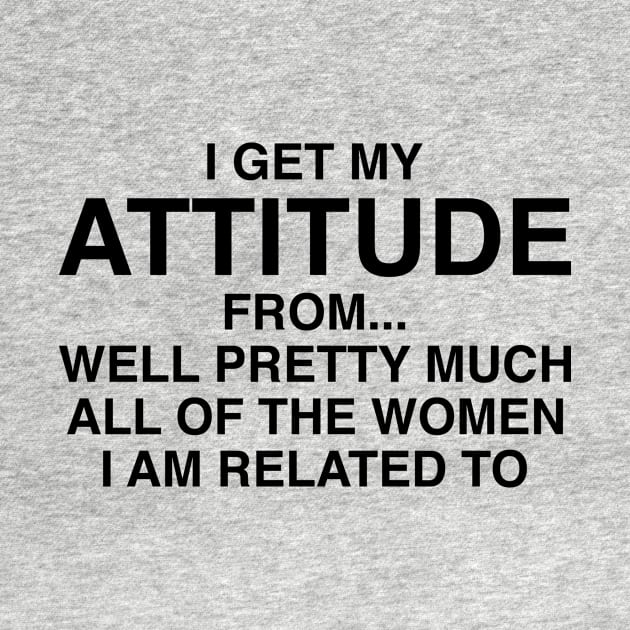 I Get My Attitude From The Women by chgcllc